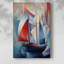 Série NAUTICAL CDI - Toile tendue avec châssis de qualité supérieure - Prêt à être accroché-827098471