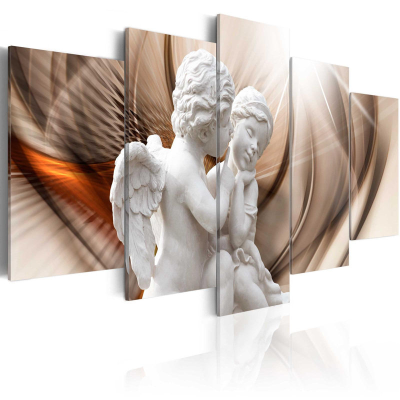 Impression sur toile - Duo angélique, H 40 po x l 80 po