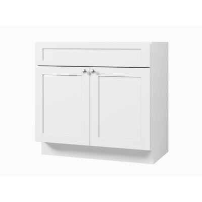 Disar 36'' Vanity Cabinet Solid Wood Plywood Base Only