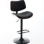 360 tabourets pivotants avec revêtement en cuir noir pour les chaises de pub ergonomiques-120946533