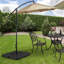 Hylan HDPE 4-Piece 176 LB Fillable Patio Umbrella Base Stand
