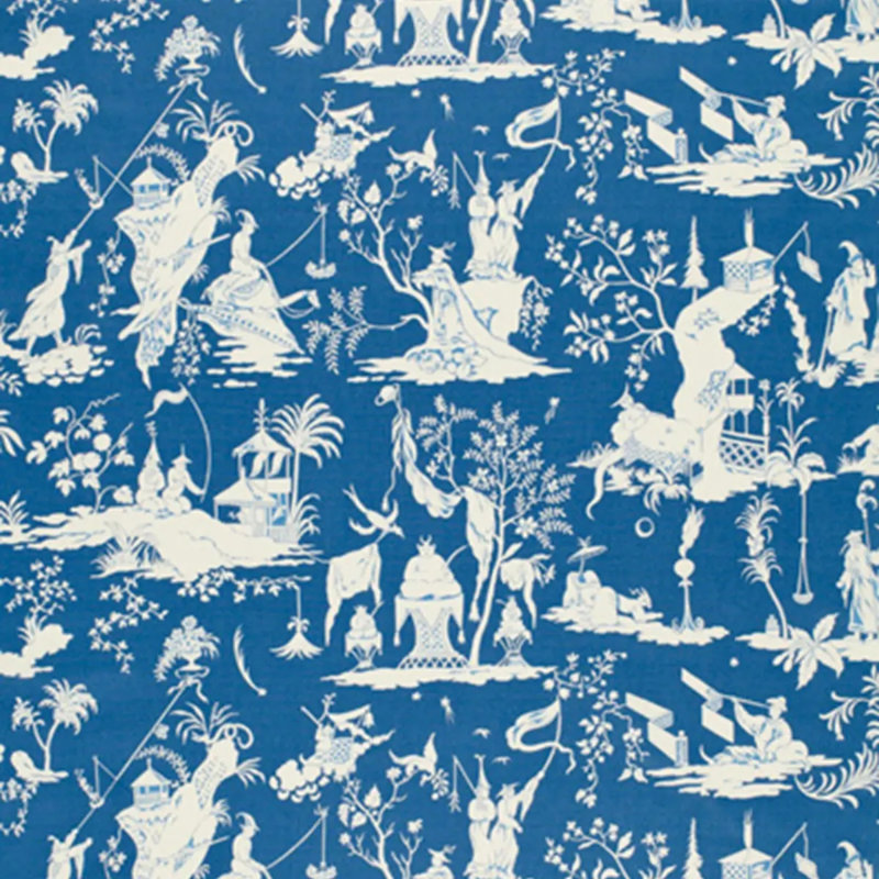 Tissu nuit étoilée, Bleu porcelaine