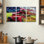 Ensemble de 3 panneaux d'art mural - Celebrate Life Gallery 