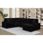 Thurston Black Storage Sectional Sofa-865987389