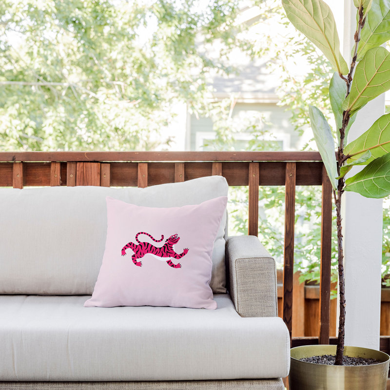  Polyester Indoor/Outdoor Throw Pillow, 16" x 16"