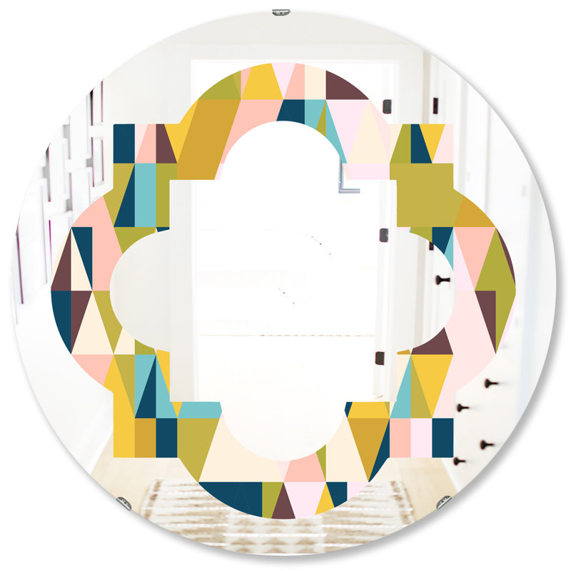 Miroir mural quadrilobe quadrilobe I, H 31,5 po x l po