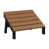 Antique Mahogany Top/Black Base