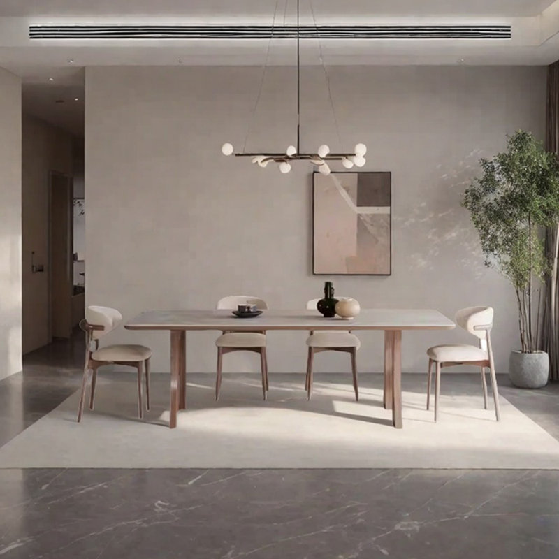 Ensemble de table de salle à manger Aesthetic, H 29,53 po x L 70,87 po x l 35,43 po