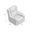 Fauteuil inclinable manuel berçant standard de 37 po de large Marvel-1549662843-1549662665