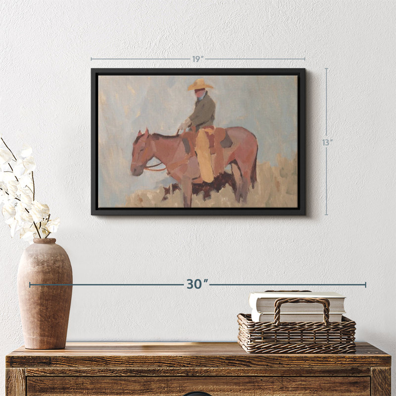 Animal «Ranch Hand II», reproduction sur toile, H 13 po x l 19 po