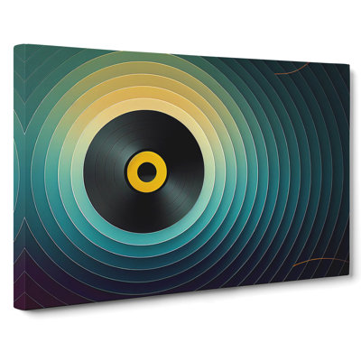 Vinyl Record - Wrapped Canvas Print