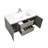 Monteiro 47.1'' Single Bathroom Vanity with Poly Marble Top