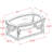 Skylah Glass Top Single Coffee Table