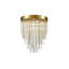 9-Light 24" Round Convertible Flush Crystal Chandelier-1576601029