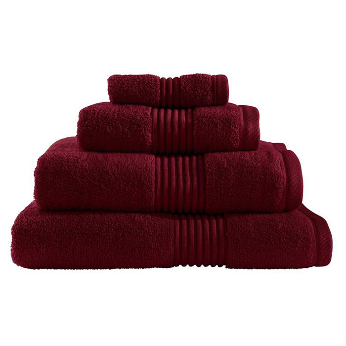 Zero Twist Bath Sheet, Claret