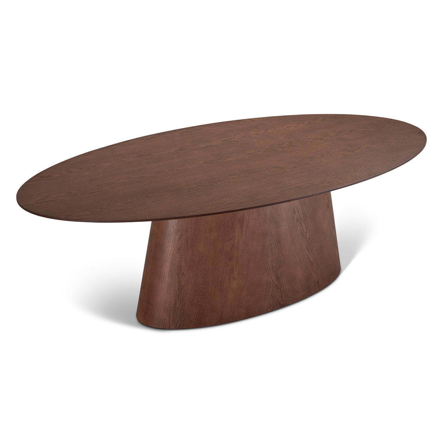 Nisrine 86" Oak Dining Table, Brown