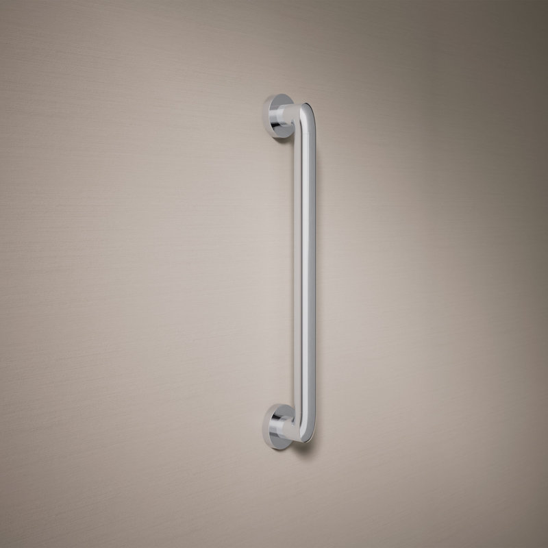 Barre d'appui Kumin, Chrome poli, L 18 po