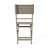 Folding Dining Chairs Of 2, Grey Wood, To & Water Wood Chairs, 400 Lbs Capacity, Grey, Weather-