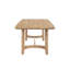 Ensemble de chaises de salle à manger rectangulaire en bois brun clair-1435457685