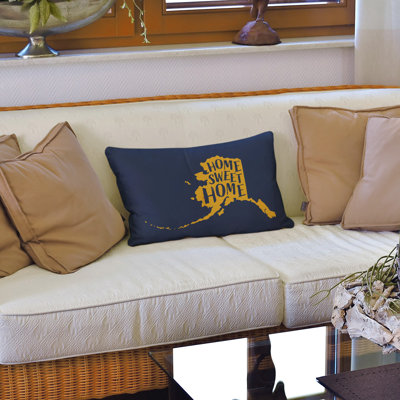 Housse de coussin lombaire en alaska