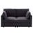 59" Upholstered Loveseat Modern Modular Sofa-1613394938
