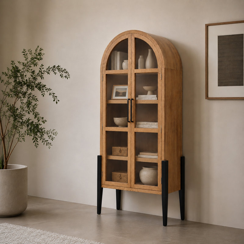 Armoire haute Billy, 83 po, naturel