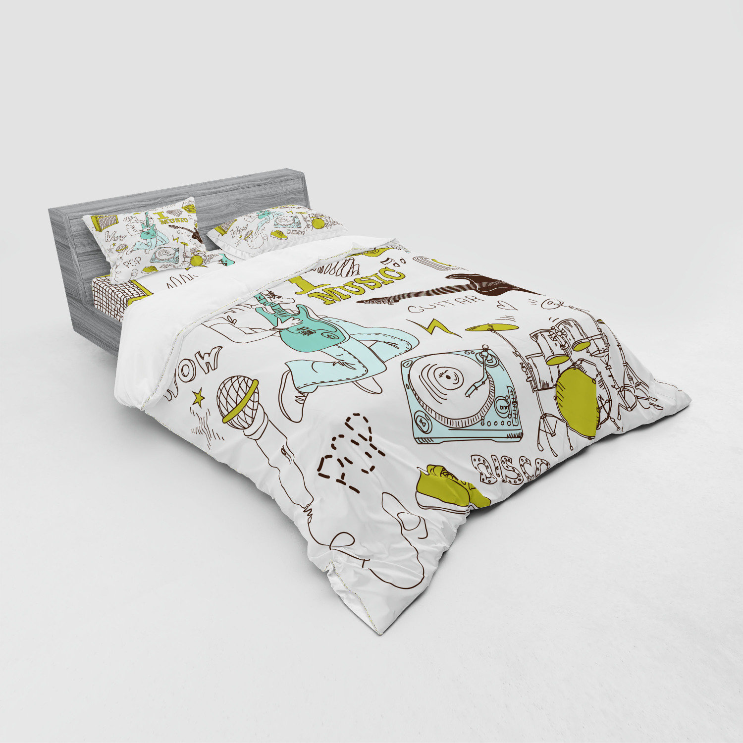 Popxstar Popular Plaind Style Cotton Skin Friendly Breathable Comfortable Duvet Cover Set main image 1