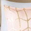 Édredon Blush pour lit simple / simple TG avec élégance géométrique dorée avec imprimé doré-119384751-119384749