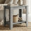 Table de bout avec rangement Weddel Basilico
