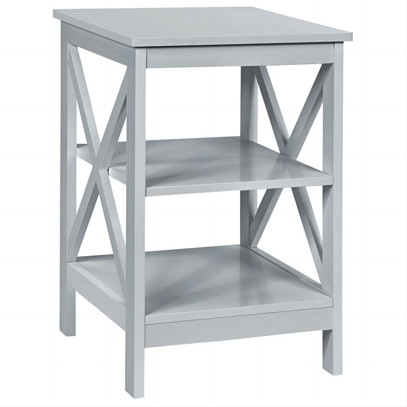 Agamjot End Table, Gray
