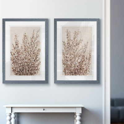 " Rustic Wildflowers I " by Vincent Van Gogh 2 - Pieces