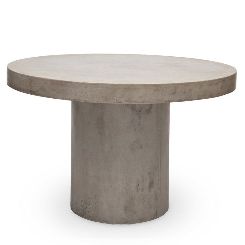 Table de salle à manger Kareen, Rond 60 po  , Terrazzo ivoire, Table de salle à manger (hauteur de 30,25 po) 