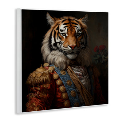 Plaque murale Noble Tiger Transformation, design par Lazar Studio