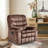 Karelin Velvet Power Lift Assist Recliner with Heated Massage -361714775