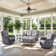 Carolina 4-Person Square Outdoor Conversation Set With Loveseat And Coffee Table