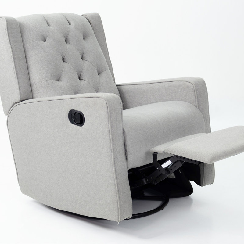 Fauteuil inclinable et pivotant, Gris clair
