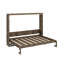 Armoire de lit escamotable avec lumière DEL, lit escamotable escamotable en bois Murphy-586728079