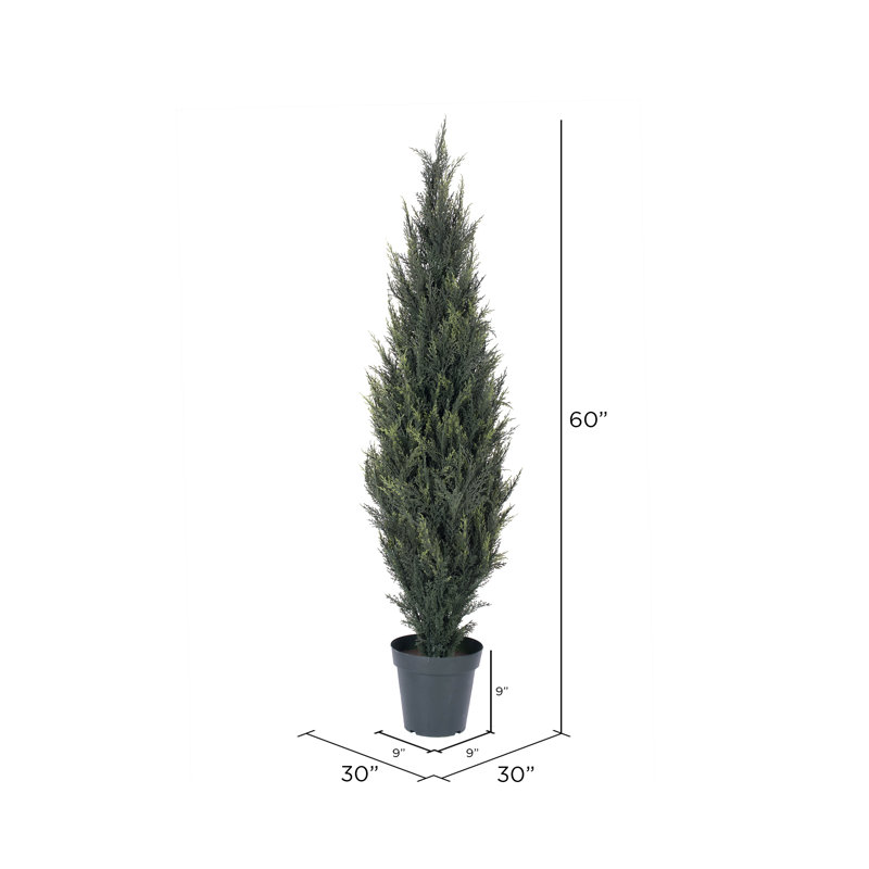 Artificial Pond Cypress Tree, 60" H x 20" W x 20" D