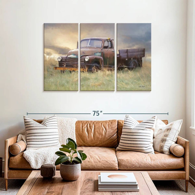 Mehar Rusty Chevy, 36" H x 57" W