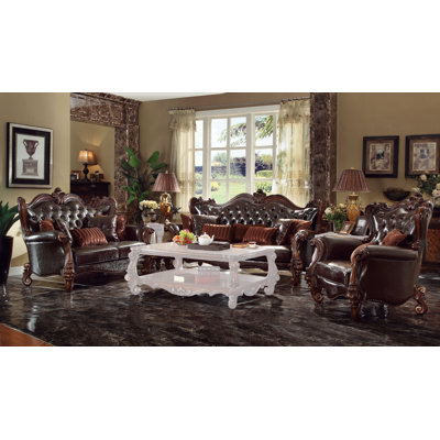 Alzado 3-piece Wingback Living Room Set