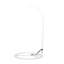  Outdoor Patio Hanging Egg Chair Stand with Heavy-Duty Steel Frame, Modern Style, White