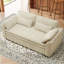 Canapé d'appoint confortable à 2 places Manuel Corduroy avec coussin amovible-187574866