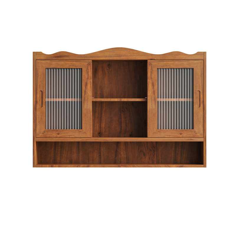 Armoire murale l 35,4 po, Brun