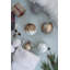 D4,7 po, boules de Noël décoratives, boules de Noël suspendues en verre pour décorations de fêtes, ensemble de 4