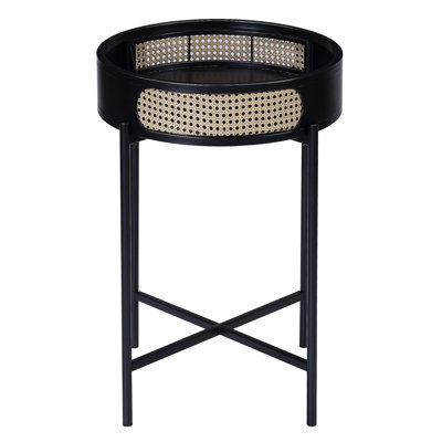 End Table, Accent Table With Tray Top