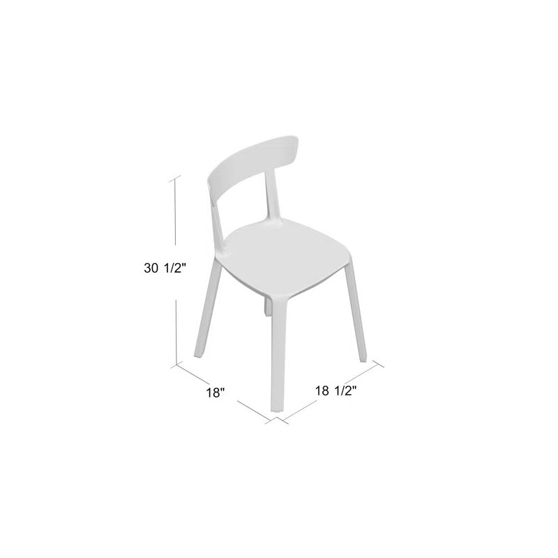 Chaise d'appoint Cadrea, Brun clair