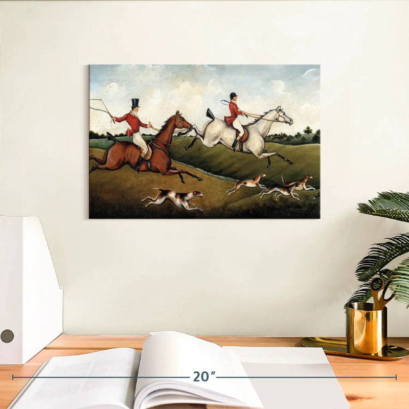 Senne The Hunt, 8" H x 12" W