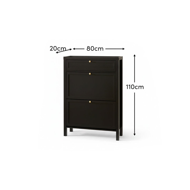 12 Pair Shoe Storage Cabinet