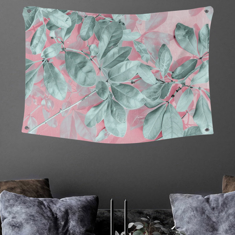 Tapisserie «Leaf Arrangement» - Décoration murale nature, H 50 po x l 60 po