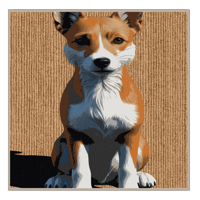  Tapis lavable Fox Terrier Dogs, Carré 5 pi